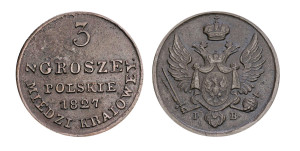 3 grosze 1827